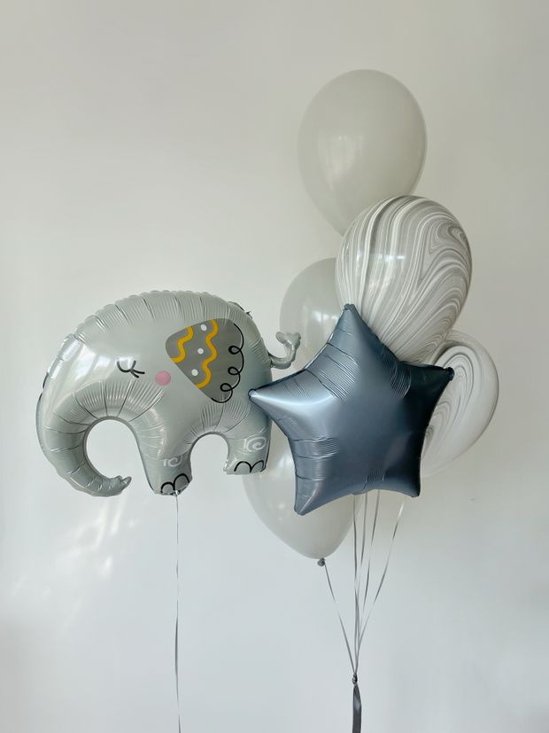 "Нежный праздник" (набор из 7 шаров) №2205