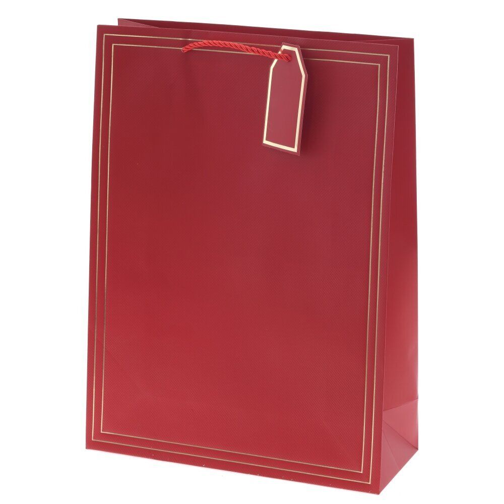 GAEM Пакет подарочный L (бумага 210г/м2, блок 12шт), L31 W12 H42 см, 10в.