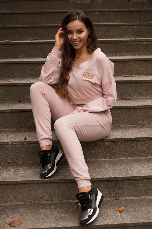 Костюм Siment из укороченного свитшота и брючек