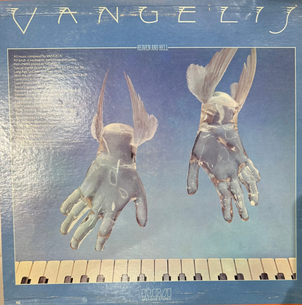 Виниловая пластинка Vangelis ‎– Heaven And Hell LP