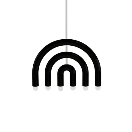 Pendant design lamp TRN F1 by Pani Jurek (Black)