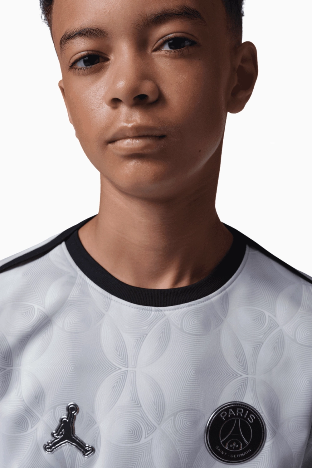 Футболка с длинными рукавами Nike PSG x Jordan 25/26 Academy Pro Night Edition Junior - серый