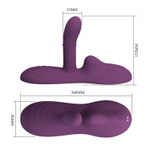 Фиолетовая виброподушка Luka с пультом ДУ (Цвет: фиолетовый)