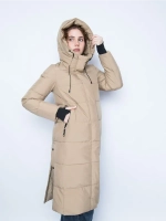 Куртка зимняя удлиненная с капюшоном