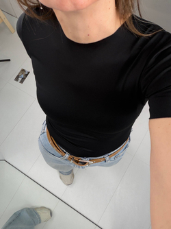 Футболка женская арт. 016 цвет "чёрный"