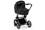 Коляска 2 в 1 Cybex Priam IV Sepia Black, шасси Matt Black