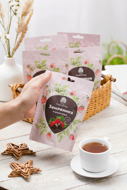 Земляника в тёмном шоколаде 5 шт -2