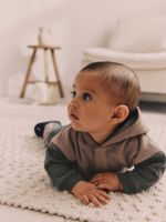 Толстовка и спортивные брюки в комплекте для малышей Next 984-951, Коричневый, Темно-серый