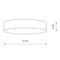 Потолочный cветильник Nowodvorski Lid Round Led White 10413