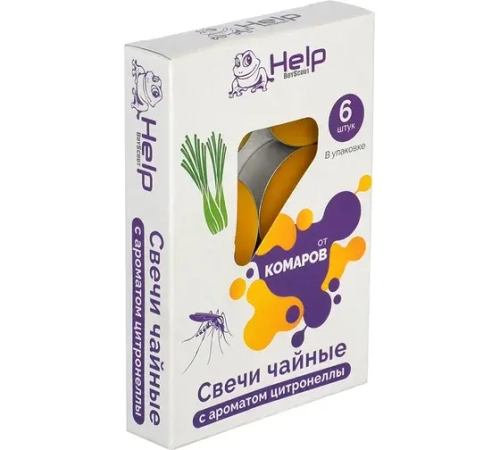 Средство от комаров свечи цитрус (6шт) Help