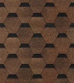 Гибкая черепица Docke Шестигранник