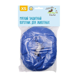 Воротник мягкий для животного 4-7 кг, размер М, обхват шеи 15-34 см