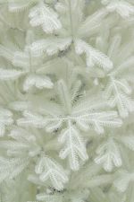 Белая Ель искусственная «Астрид» (Литая белая хвоя) 210 см / 2,1 м