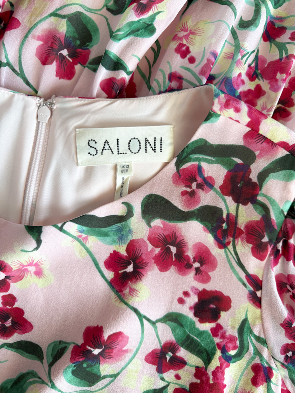 Шелковое платье Saloni, m/l