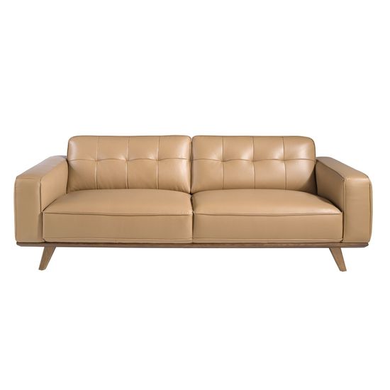 Диван 3-х местный 6120/5606-3P-M5668 с обивкой из стеганой кожи