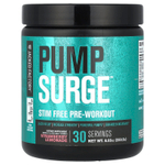 Jacked Factory, Pump Surge ™, без стимуляторов перед тренировкой, клубничный лимонад, 250,5 г (8,83 унции)