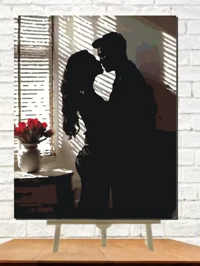 Картина по номерам Любовь пара