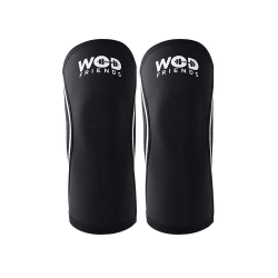 Наколенники неопреновые WOD Friends Knee Sleeves - 5мм (Черные)