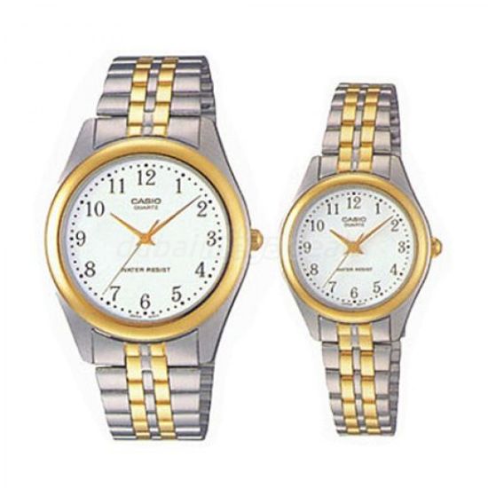 Парные часы Casio Standard: MTP-1128G-7B и LTP-1128G-7B