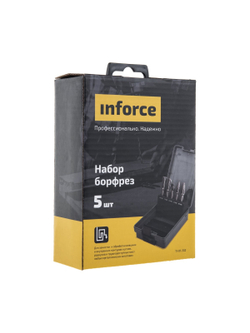 Набор бор-фрез 5 шт Inforce 11-01-332