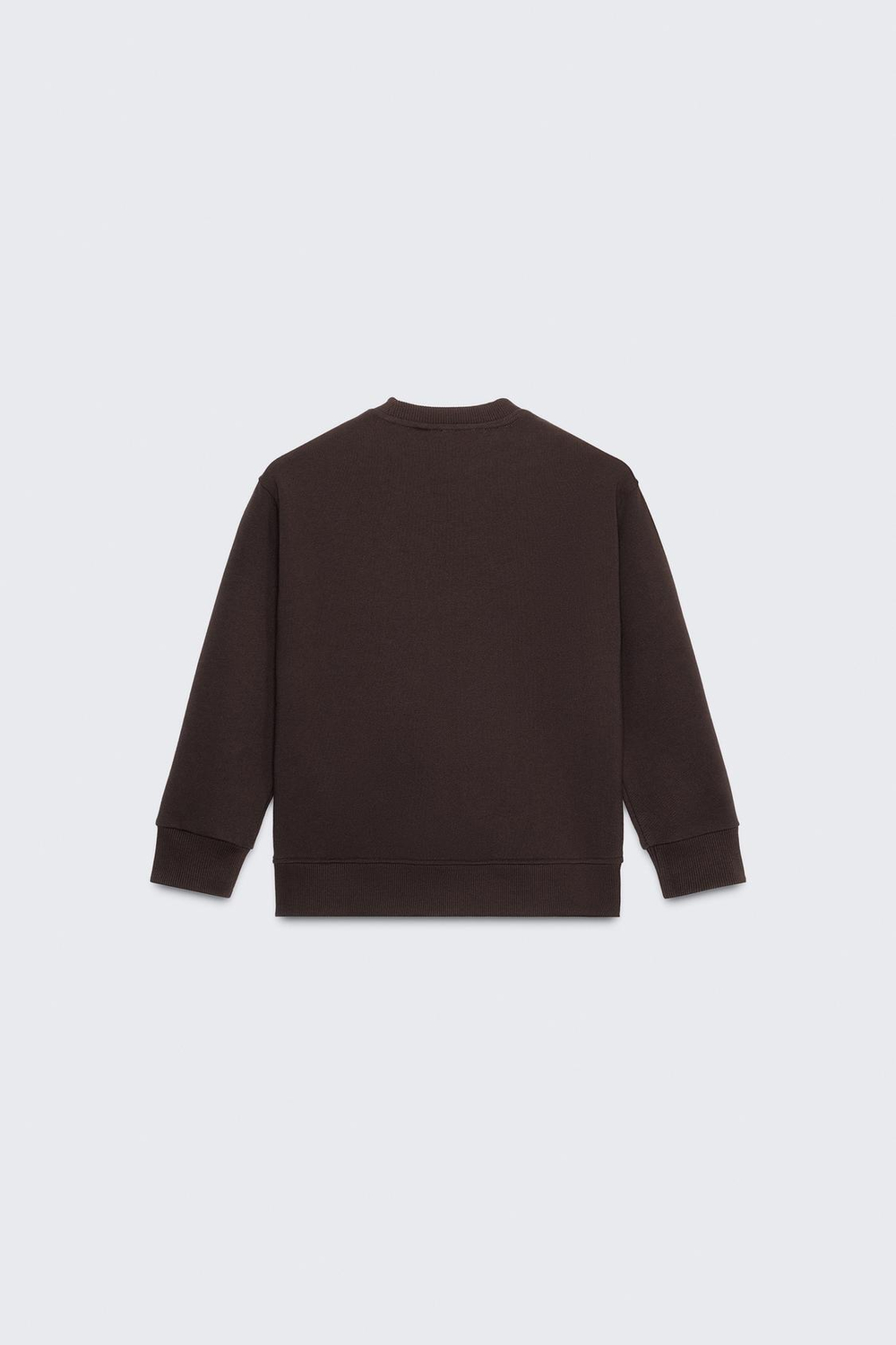 ZARA ТОЛСТОВКА С ВЫШИВКОЙ © 50TH ANNIVERSARY, КОРИЧНЕВЫЙ