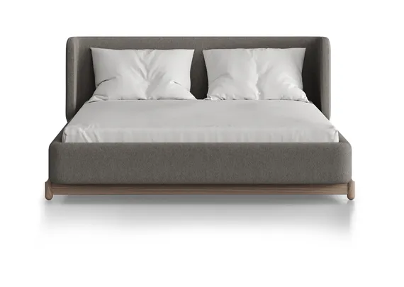Кровать Basic спальное место 140*200 см (капучино, твид)