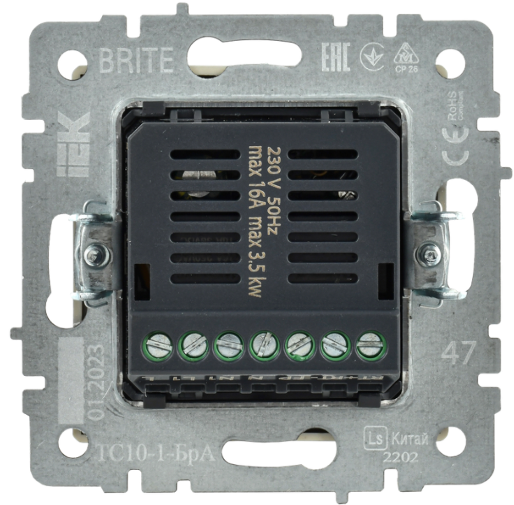 Термостат электронный IEK BR-RT11-K47