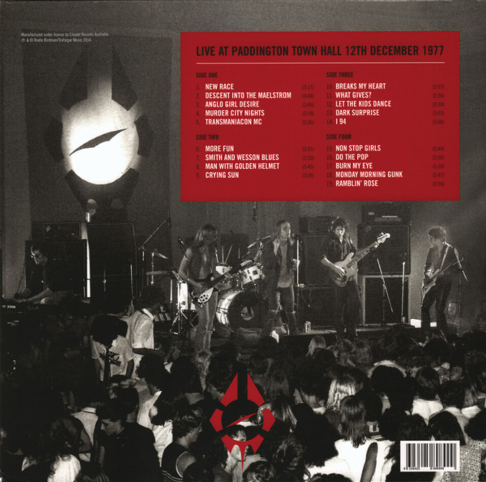 Radio Birdman / Live At Paddington Town Hall 12th December 1977 (2LP)