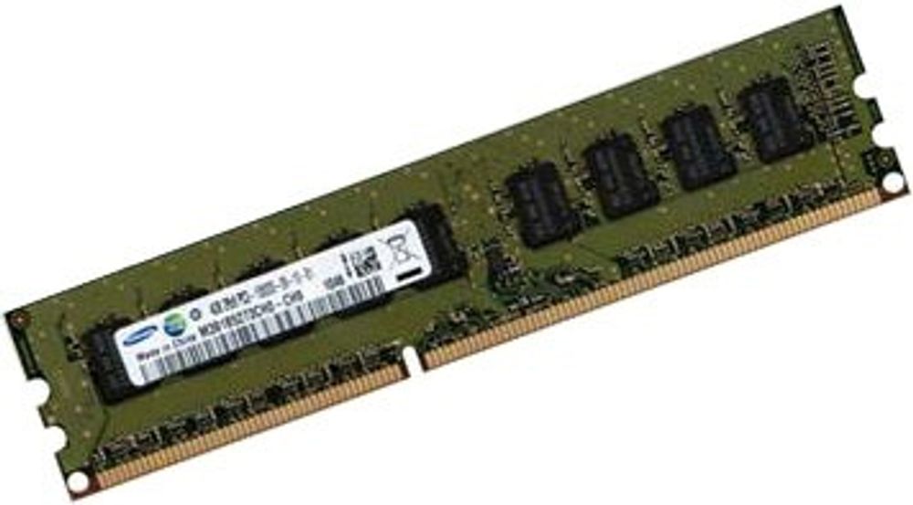 Модуль памяти для сервера DDR3 4Gb M391B5273QH0-CK0 Unbuffered Samsung PC3-12800E 1600 UDIMM 1RX8 1,5V Dual Rank