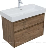 Тумба с раковиной Aquanet Nova Lite 249954 85 дуб рустикальный
