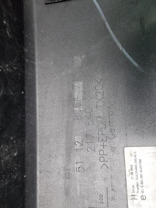 Бампер задний BMW 5er G30 (2017-2020) M-Paket