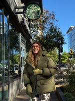 Пуховик Энни хаки