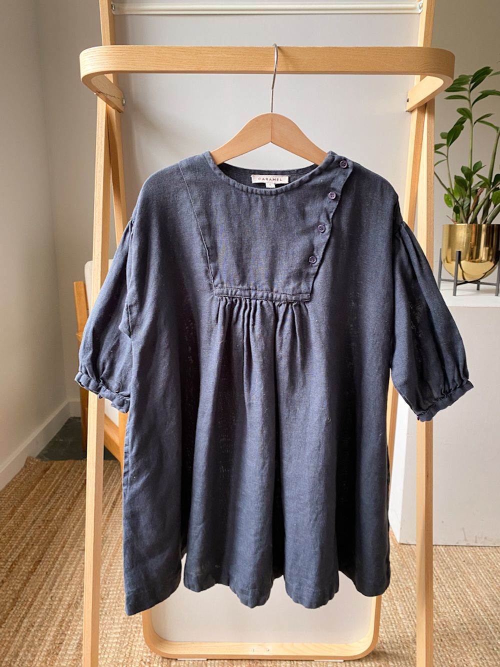 Льняное платье Caramel, 116