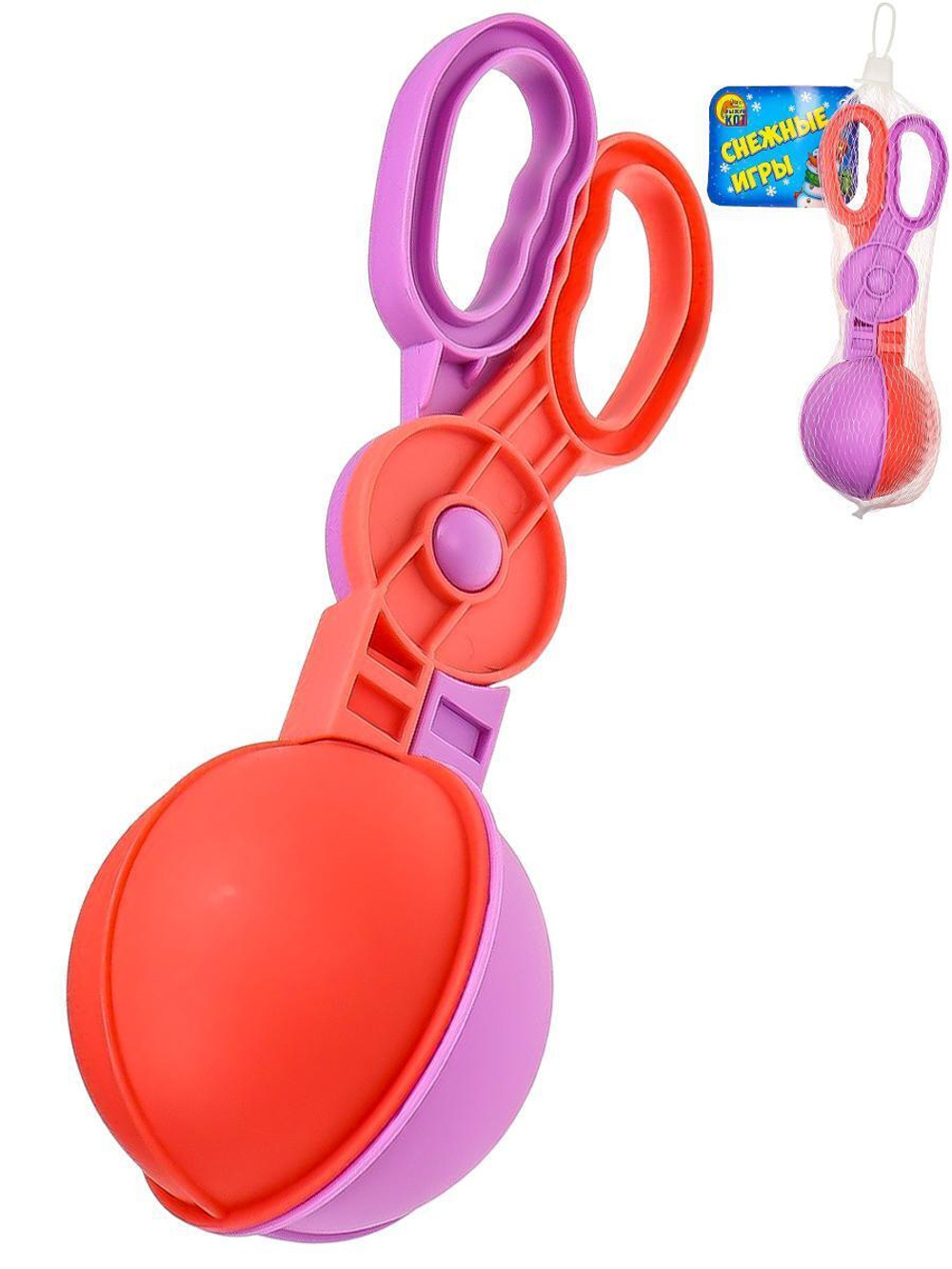 Снежкодел 21,5х8см, микс, в сетке (Арт. СЛ-5607)