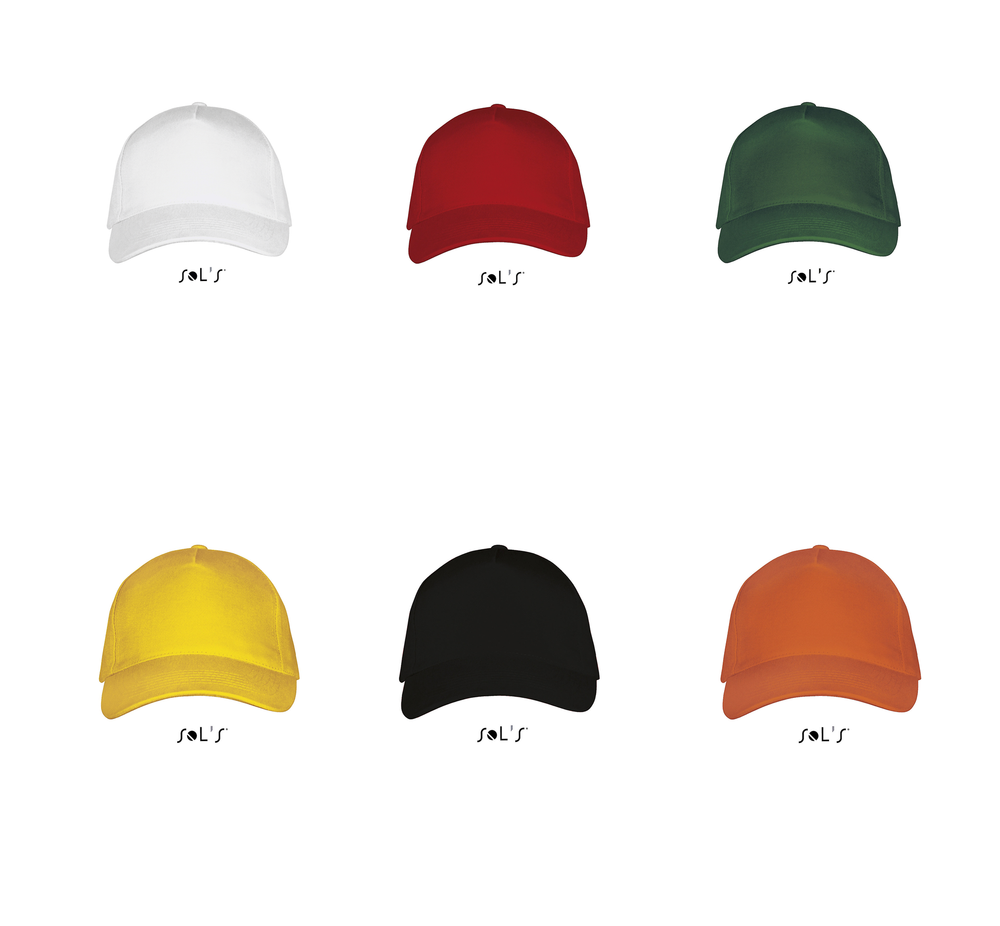 Кепка LONG BEACH 5-ти панельная Белый