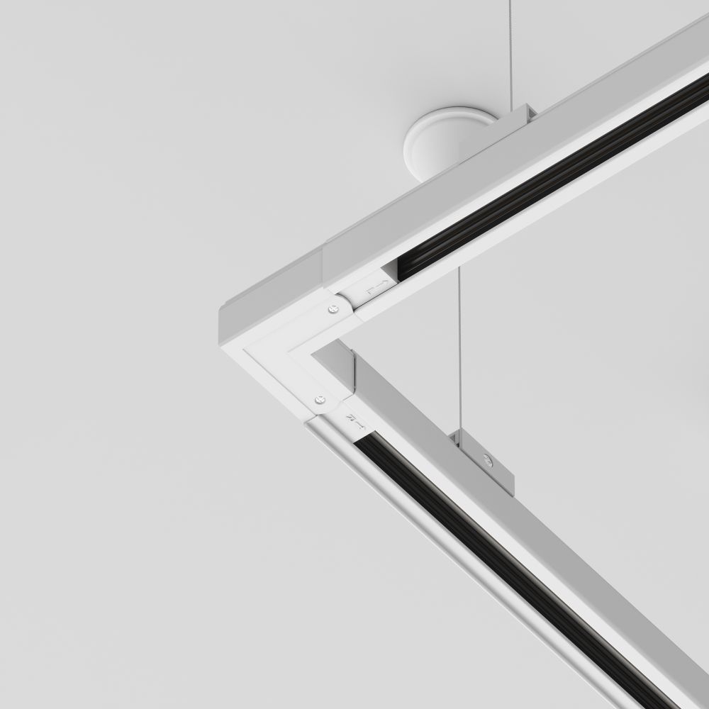 Коннектор L-образный левый для 3-фазного шинопровода Maytoni Trinity TRA005CL-31W-L