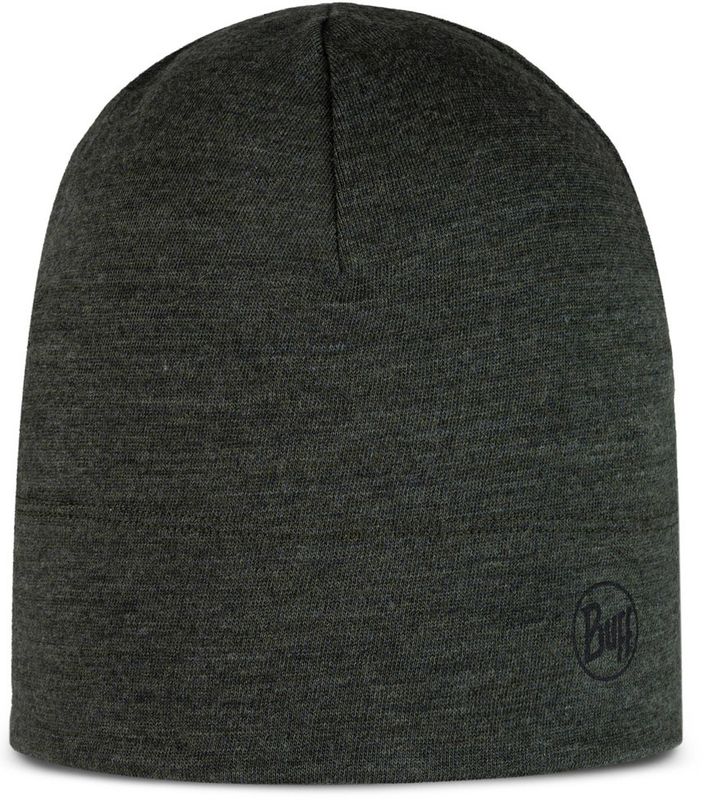 Шерстяная шапка Buff Merino Migweight Hat Solid Bark Фото 1