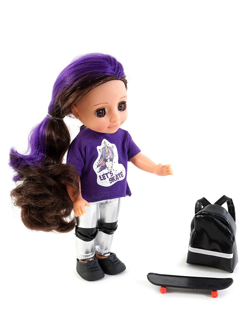 Кукла Ася "Экстремальные приключения" плстм. 26см (Весна)