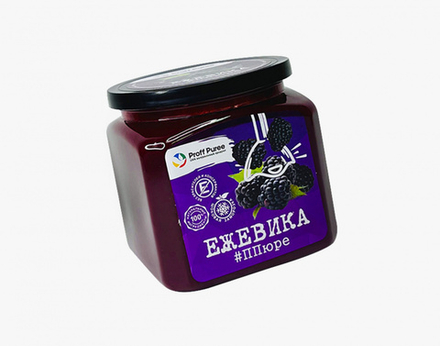 ПЮРЕ Proff Puree из ежевики 10% сахара (Банка 500гр)