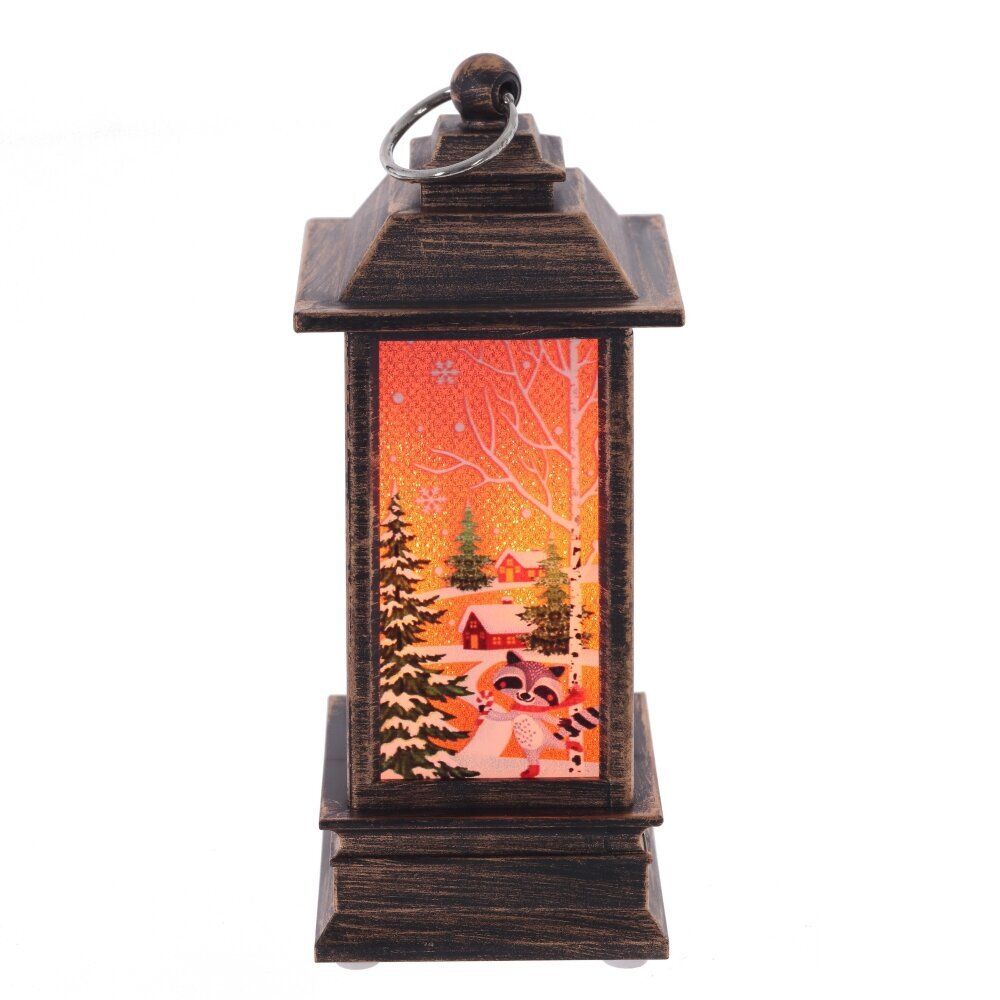 GAEM Изделие декоративное "Фонарь" (подсвет, LR44 х3шт) L5 W5 H12,5 см (блок 12), 3в.