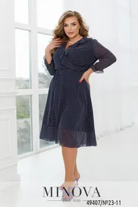 Платье 23-11-синий Minova
