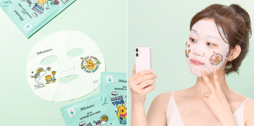 JMsolution Disney Collection Selfie Moisture Aloe Mask маска тканевая увлажняющая с алоэ
