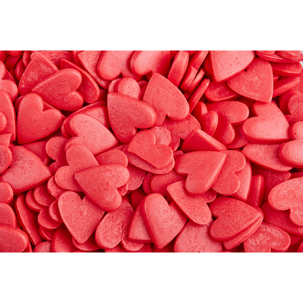Посыпка кондитерская "Сердца крупные" 40-50г