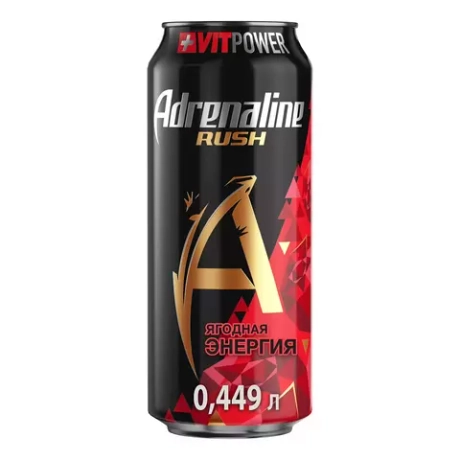 Энергетик Adrenaline Vitamin Power (Ягоды) 0.44л