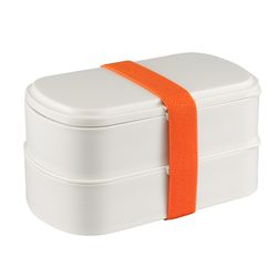Ланч-бокс с приборами Food Time, 1 л, молочный