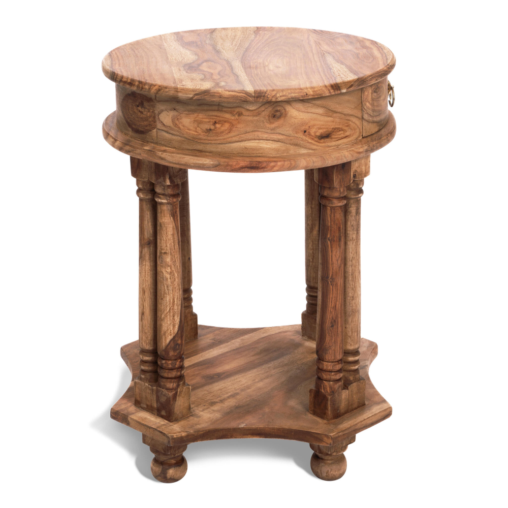 Кофейный стол Бомбей - 1149  палисандр, 45*45*60 см, Natural tinted (натуральный тонированный)