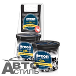Ароматизатор в банке под сиденье Areon GEL САN 80гр - Черный кристалл\Black Crystal