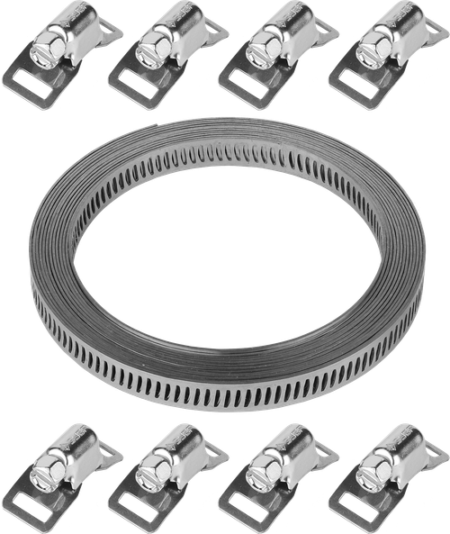 37811-H8 Набор хомутов универсальный из нержавеющей стали