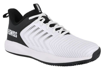 Мужские кроссовки теннисные K-Swiss Ultrashot Light Clay - white/black