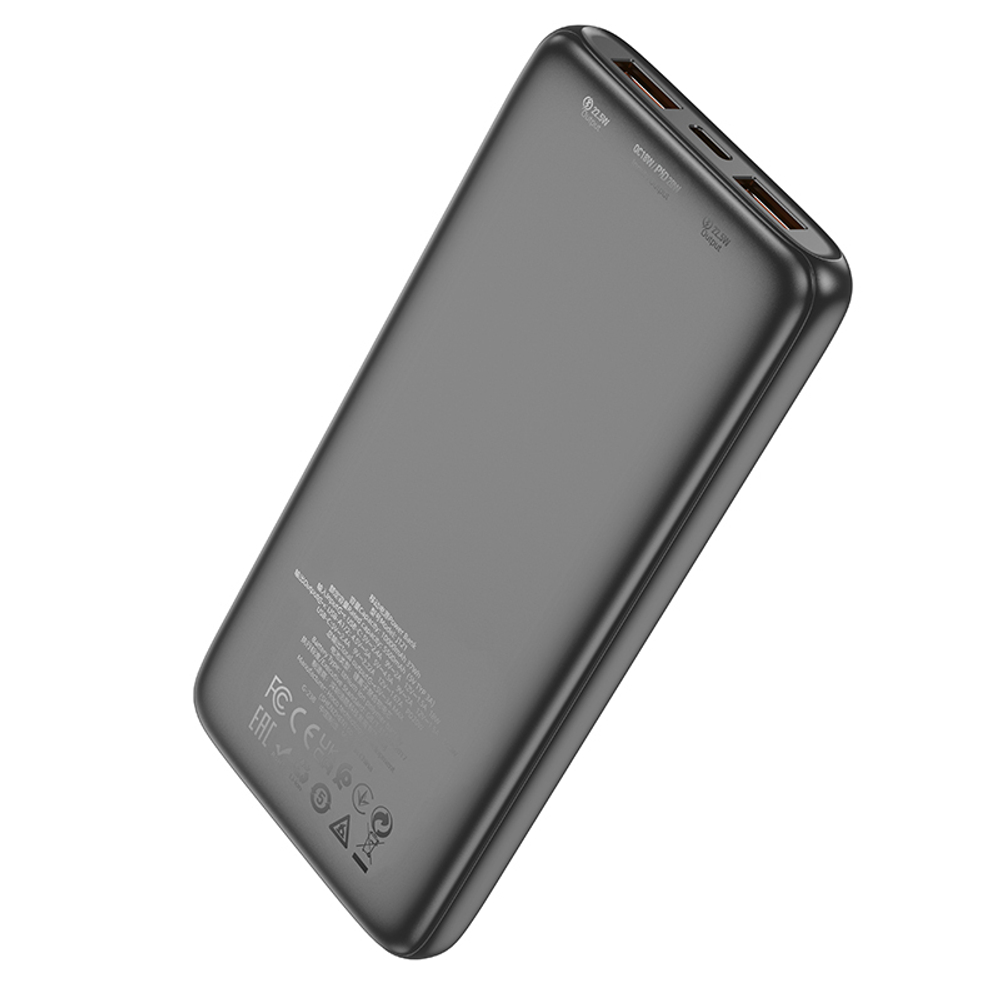 Портативный аккумулятор HOCO J121 10000 mAh PD 20W+22,5W  (черный)